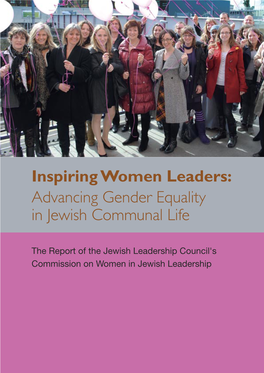 Advancing Gender Equality in Jewish Communal Life