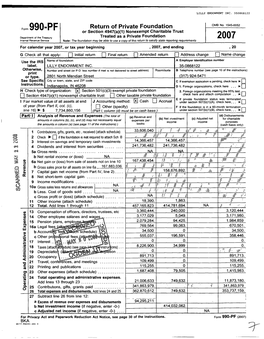 2007 , Or Tax Year Beginning , 2007, and Ending , 20