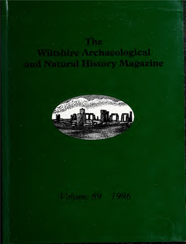 The Wiltshire Archaeological and Natural History Magazine