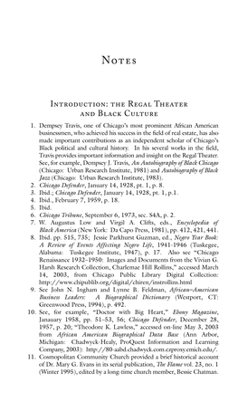 Introduction: the Regal Theater and Black Culture 1