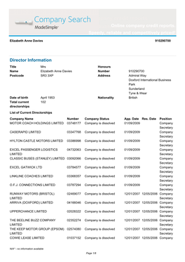 Online Company Credit Reports. Speedy, Reliable and Competitively Priced!