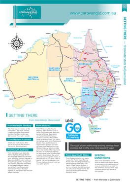 GETTING THERE — from Interstate to Queensland