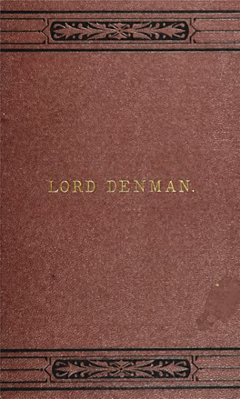 Life of Thomas, First Lord Denman