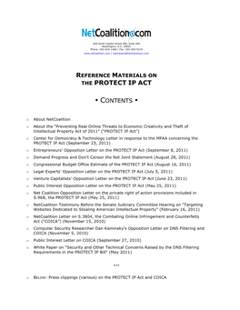 The Protect Ip Act