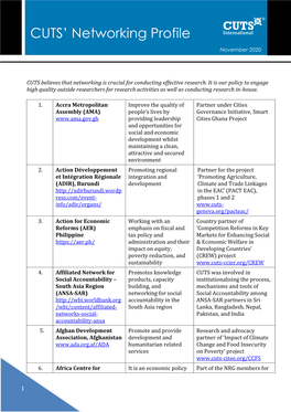 Networking Profile