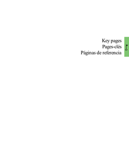 Key Pages Pages-Clés Páginas De Referencia Key Pages Turtlesx 5/3/00 4:16 PM Page Ii Key Pages Turtlesx 5/3/00 4:16 PM Page 1
