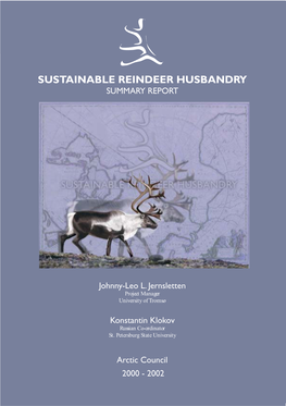 Sustainable Reindeer Husbandry Summary Report