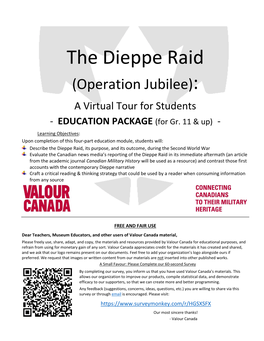 The Dieppe Raid (Operation Jubilee)