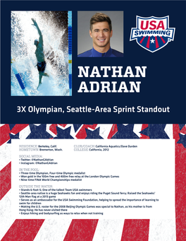 Nathan Adrian Nathan Adrian