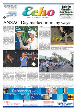 ANZAC Day Marked in Many Ways