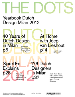 Magazine the Dots, Milan Design Week