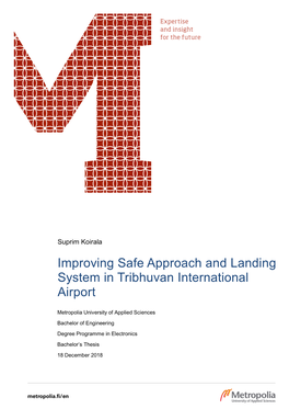 Improving Safe Approach and Landing System in Tribhuvan International Airport