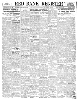 Historical Record of Our Colonial Buildings Hot Primary Contests In