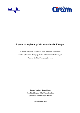 Public Regional Tv – the Case of Albania