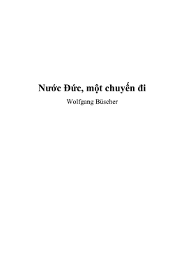 Nước Đức, Một Chuyến Đi