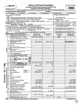 Form 990-PF Return of Private Foundation