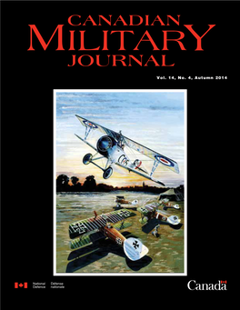 Canadian Military Journal, Issue 14, No 4
