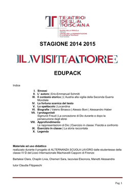 Stagione 2014 2015 Edupack