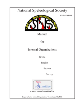 Manual for Internal Organizations