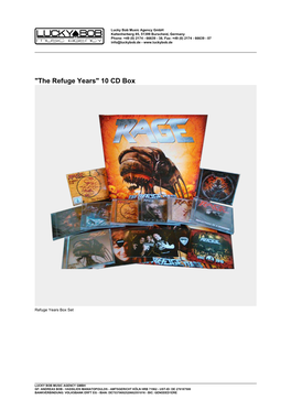 The Refuge Years" 10 CD Box
