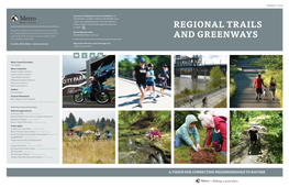 Regional Trails and Greenways