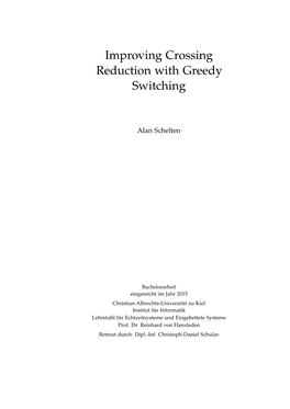 Improving Crossing Reduction with Greedy Switching