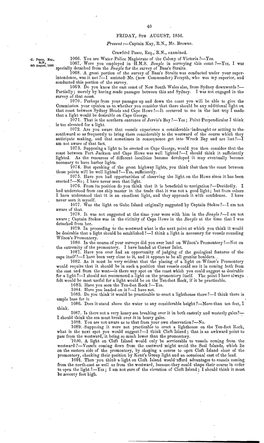 40 FRIDAY, 8TH AUGUST, 1856. Present :-Captain Kay,'R.N., Mr