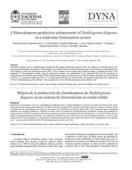 Duddingtonia Flagrans in a Solid-State Fermentation System•