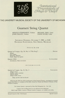 Guarneri String Quartet