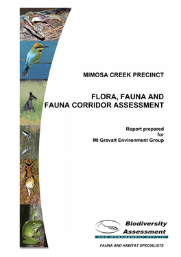 Mimosa Creek Precinct – Flora, Fauna and Fauna Corridor Assessment