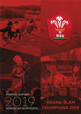 The Welsh Rugby Union Limited Annual Report 2019