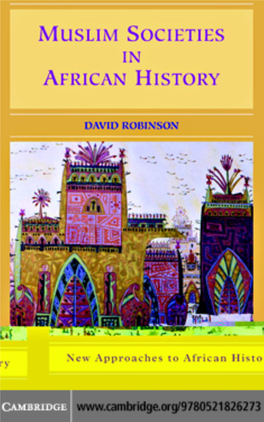 Muslim Societies in African History