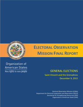 Final Report OAS Electoral Observation Mission