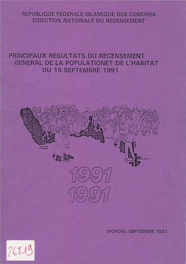 Com-1991-Rec-T1 Principaux Resultats.Pdf
