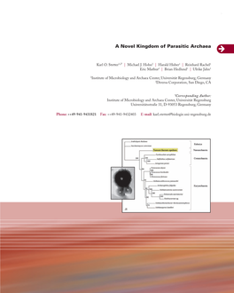 A Novel Kingdom of Parasitic Archaea 251