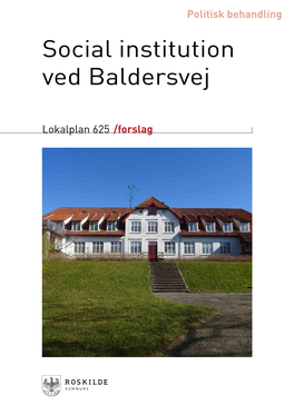 Social Institution Ved Baldersvej