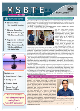 MSBTE News Letter 01 12 2020.Cdr