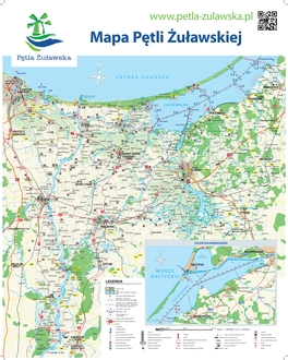Mapa Pętli Żuławskiej