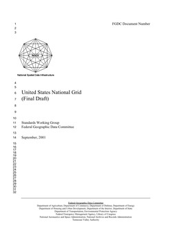 United States National Grid (Final Draft)