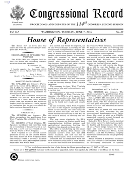 House of Representatives