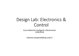 Electronics & Control
