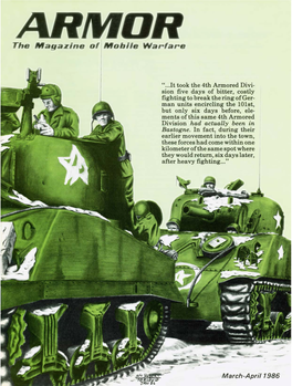 Armor, March-April 1986 Edition