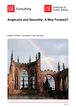 Anglicans and Sexuality: a Way Forward?