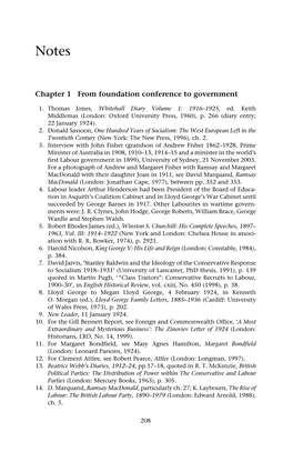 Chapter 1 from Foundation Conference to Government