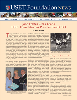 USET Foundation NEWS