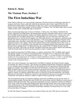 VN Wars: First Indochina