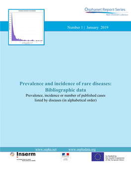 Prevalence and Incidence of Rare Diseases