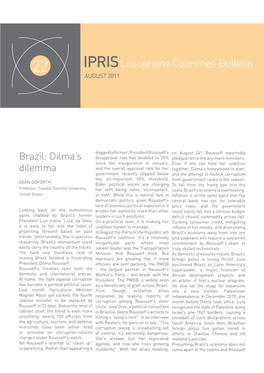 IPRIS Lusophone Countries Bulletin 22