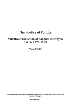 The Poetics of Politics