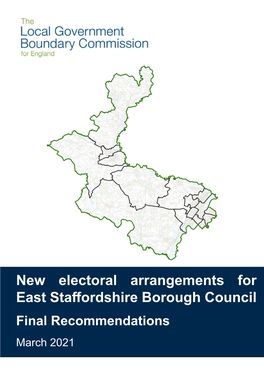 Final Recommendations Report for East Staffordshire Borough Council